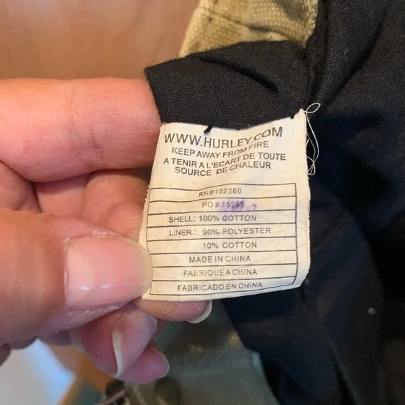 Hurley medium canvas tote with embroidered handles - Picture 6 of 14